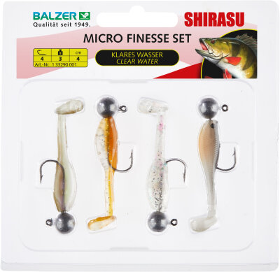 Balzer Shirasu Micro Köder-Set - Klares Wasser