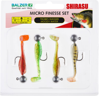 Balzer Shirasu Micro Köder-Set - Trübes Wasser