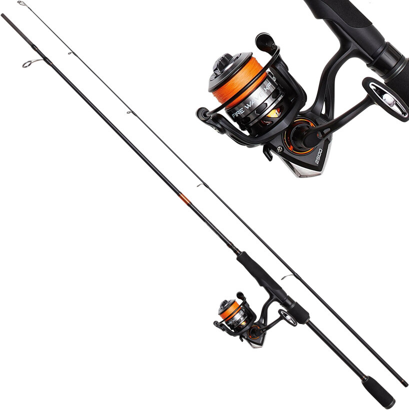 DAM Angelset Profi "FIRE WAVE XP SPINNING COMBO"