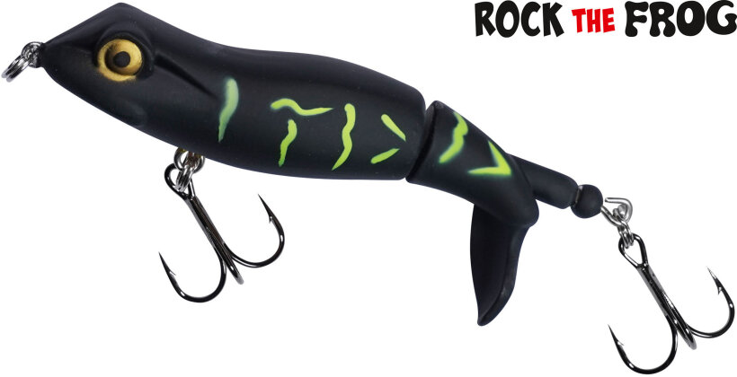 Balzer Shirasu Wobbler "Rock the Frog" - Black Toxic