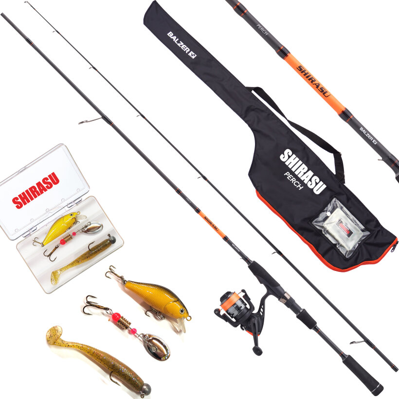 Balzer Profi Angelset Barsch "Shirasu Perch Combo"