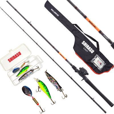 Balzer Profi Angelset Cast "Shirasu Baitcast Combo...